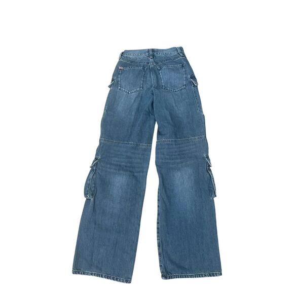 alice + olivia - Cay wide-leg cargo jeans - size 25 - Picture 2 of 4